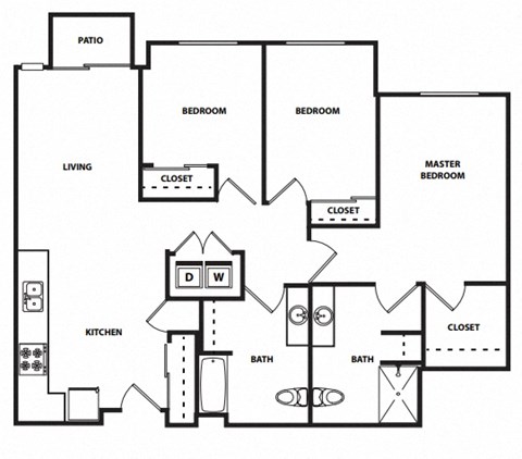 3 Bed 2 Bath Floor Plan at FARM BY VINTAGE, MILL CREEK, 98012